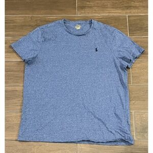 Polo Ralph Lauren T-Shirt XXL  Men's Light Blue Short Sleeve Custom Slim Fit